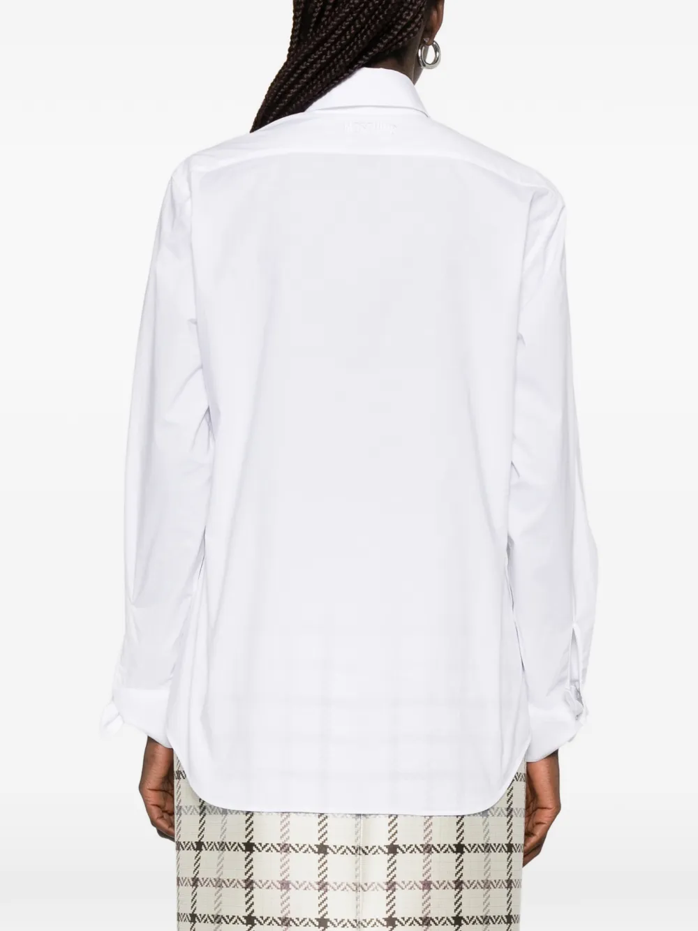 Moschino Shirt met strik Wit