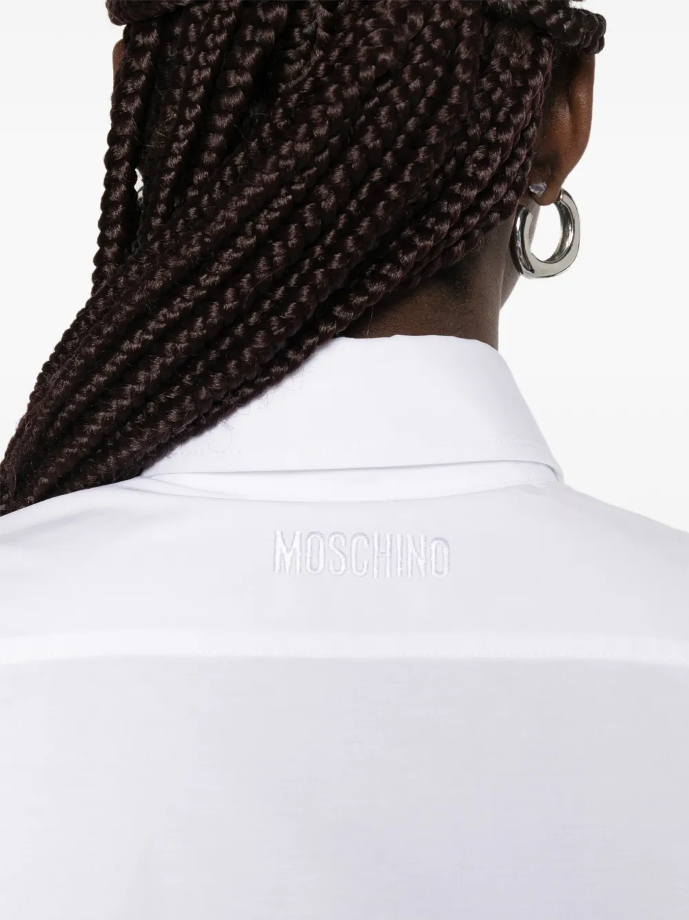 Moschino Shirt met strik Wit