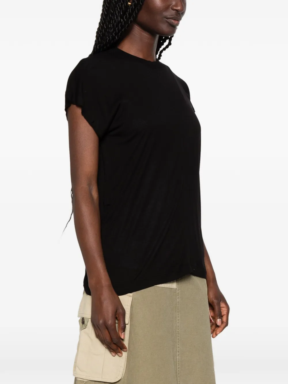 Moschino T-shirt met logopatch Zwart