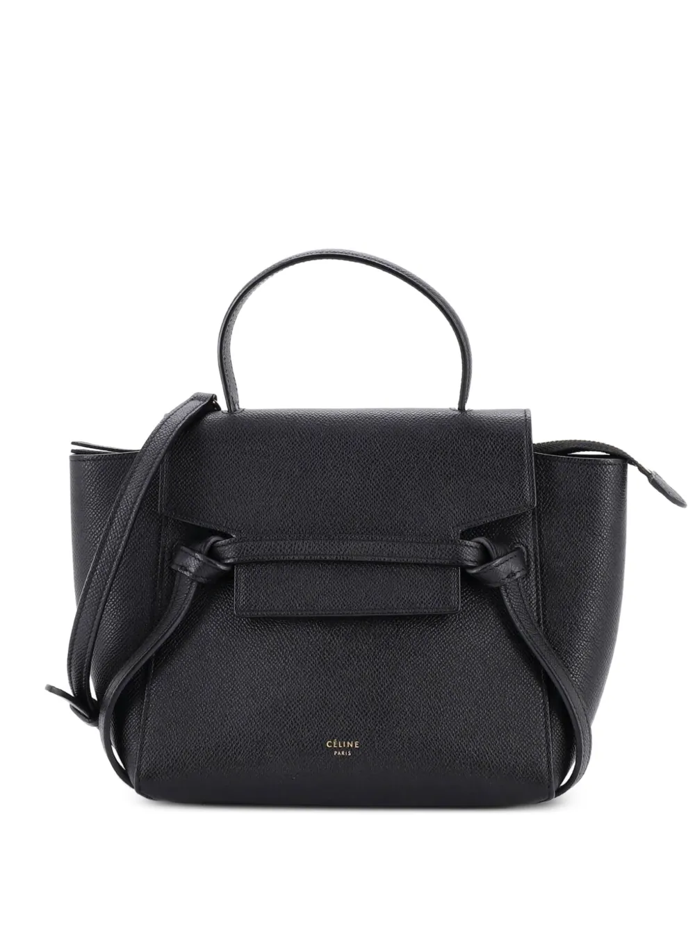 Celine Pre-Owned Belt Bag Textured Leather Nano shoulder bag - Nero