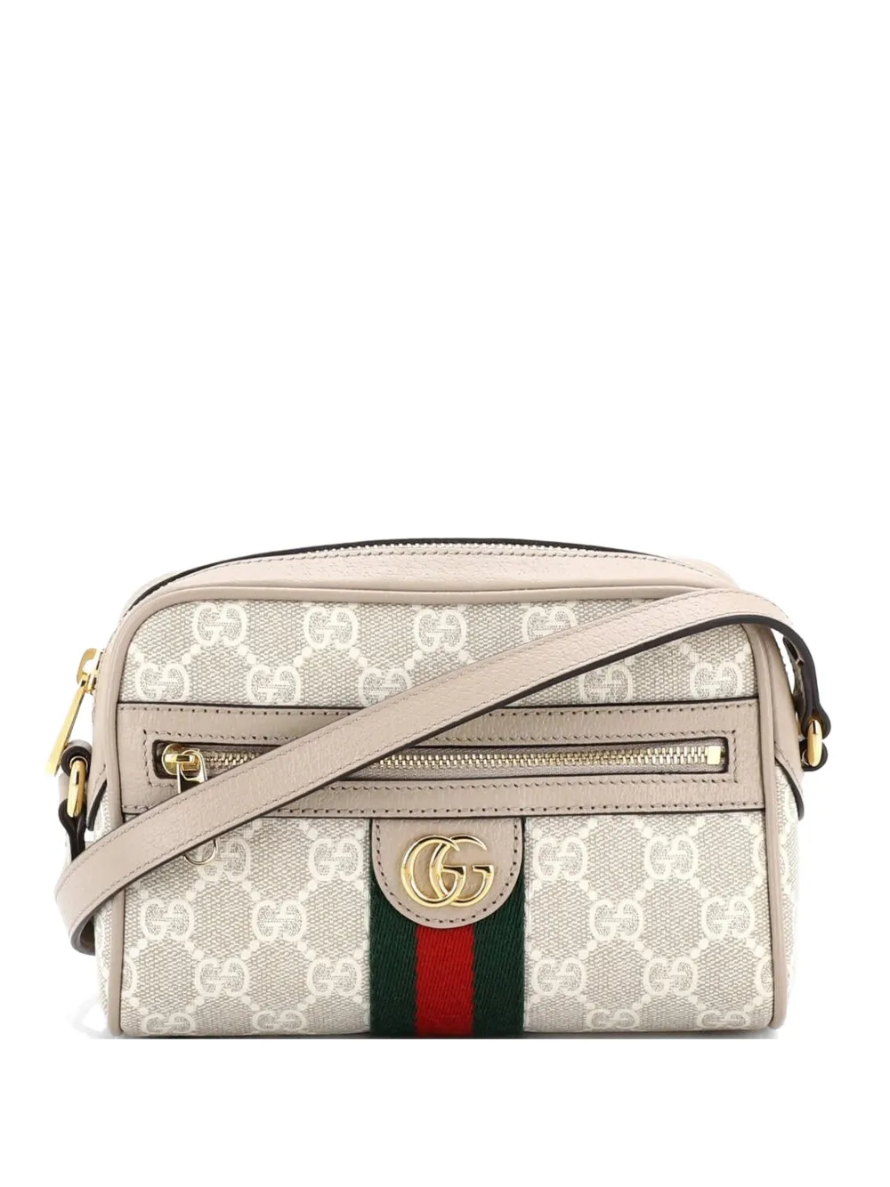 Gucci Pre-Owned Ophidia Shoulder Bag GG Coated Canvas Mini crossbody bag - Toni neutri