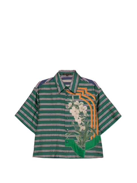 Biyan camisa con bordado floral