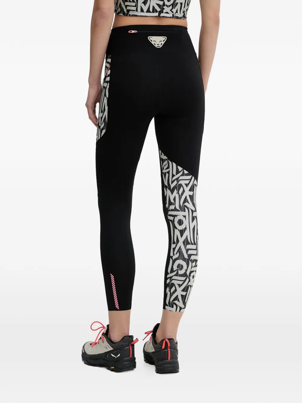  Dynafit Leggins Con Logo Lateral - Negro 