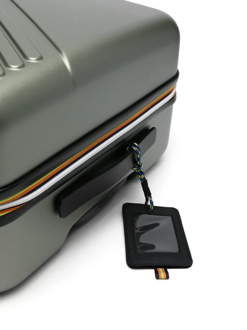 K-Way Eudoxieur rolkoffer met logodetail Groen
