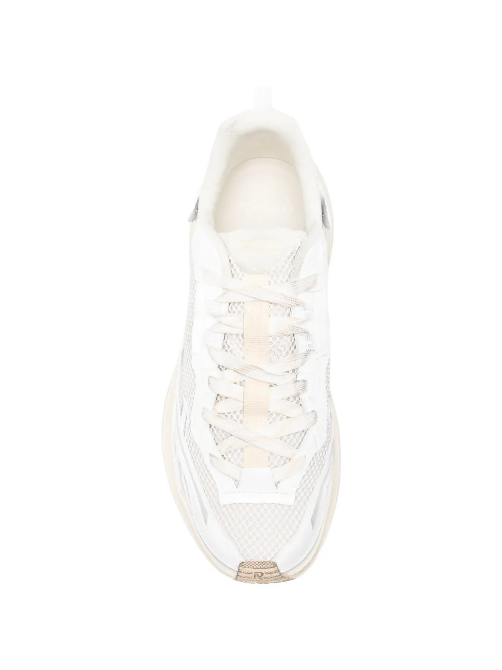 Represent Storm-Torn sneakers met mesh vlakken Beige