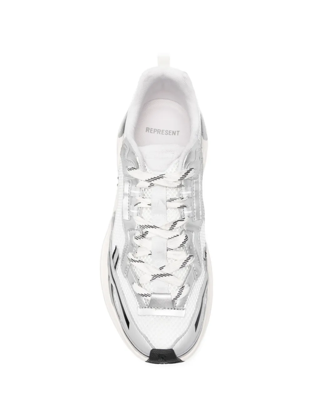 Represent Storm-Torn mesh sneakers Wit