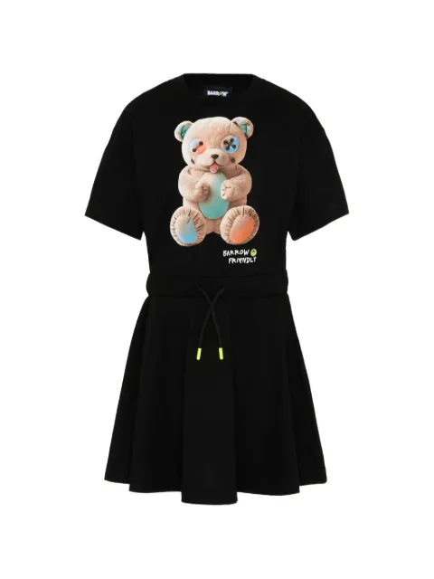 Barrow kids graphic drawstring dress