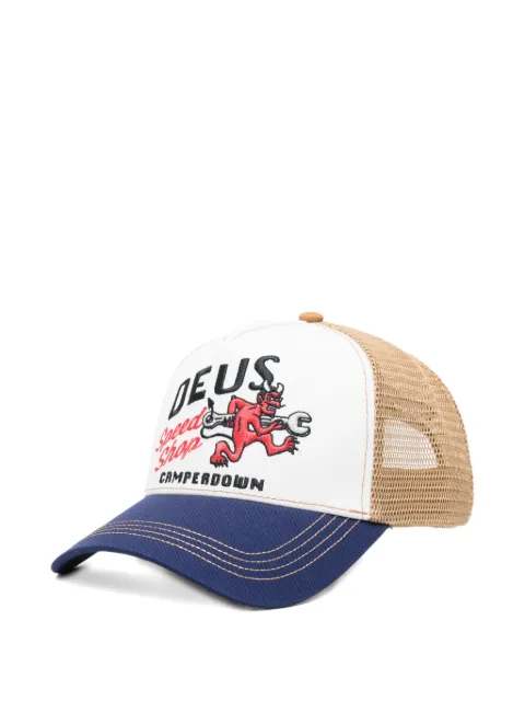 Deus Ex Machina Dogleg embroidered trucker cap