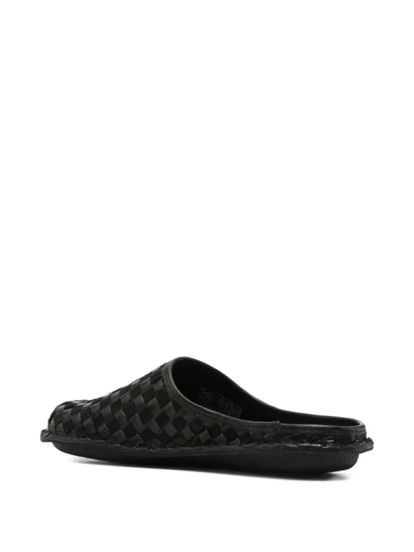 m*u様 【maru】COMME des GARCONS HOMME PL Comme Des Garçons Homme Woven Leather Sandals | Black | FARFETCH
