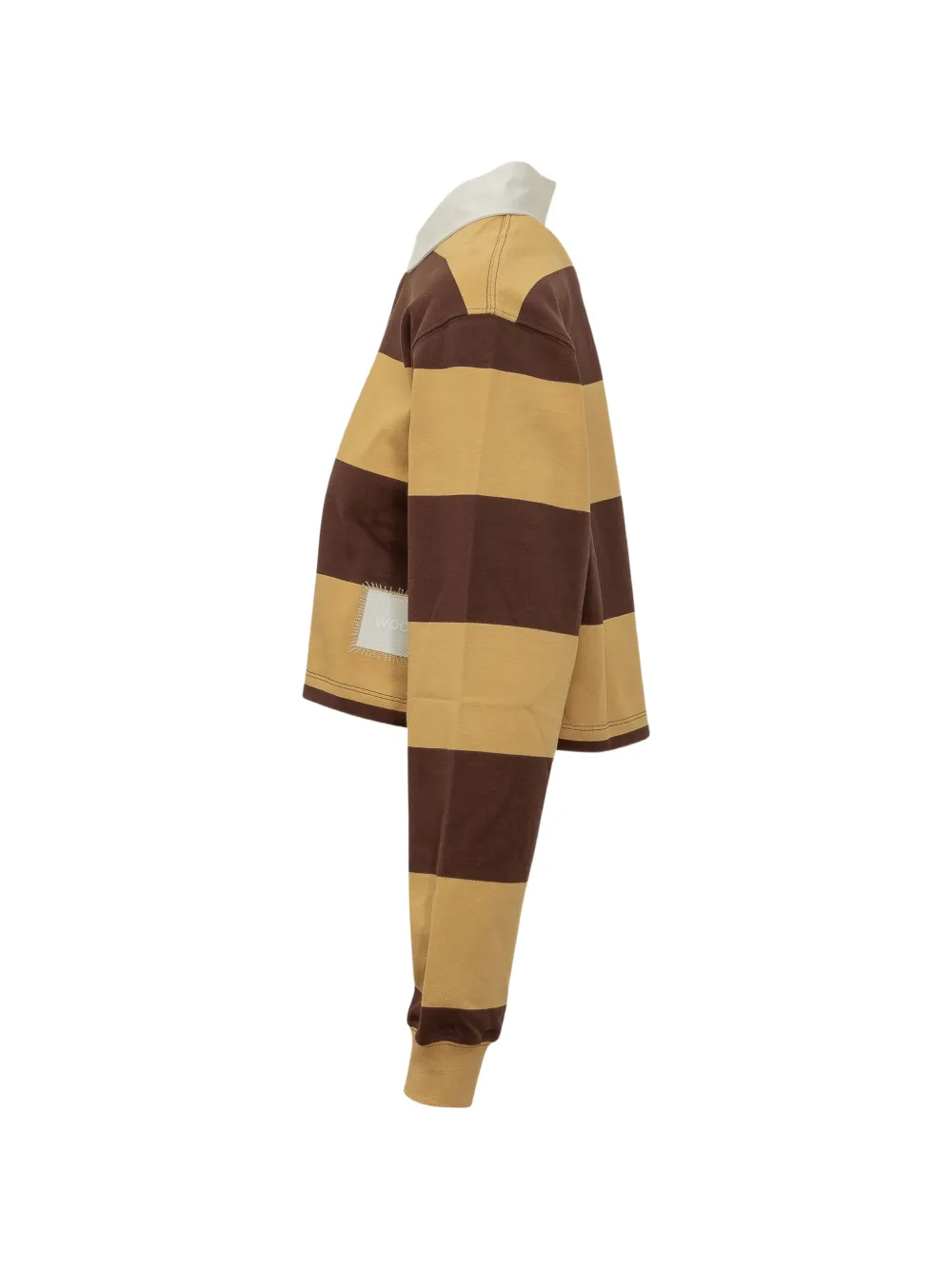  Woc Striped Liverpool Polo - Brown 