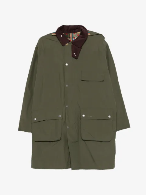 Barbour x Paul Smith corduroy collar coat