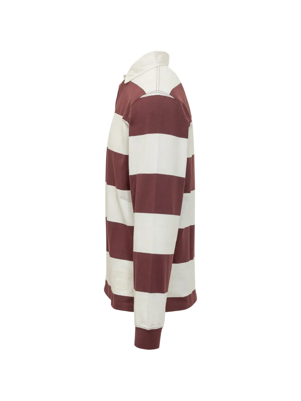  Woc Manchester Striped Polo Shirt - Brown 