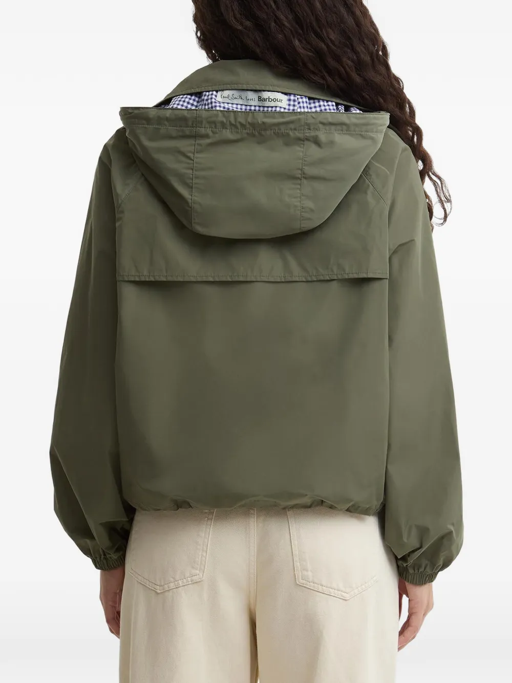 Barbour x Paul Smith jack met capuchon Groen