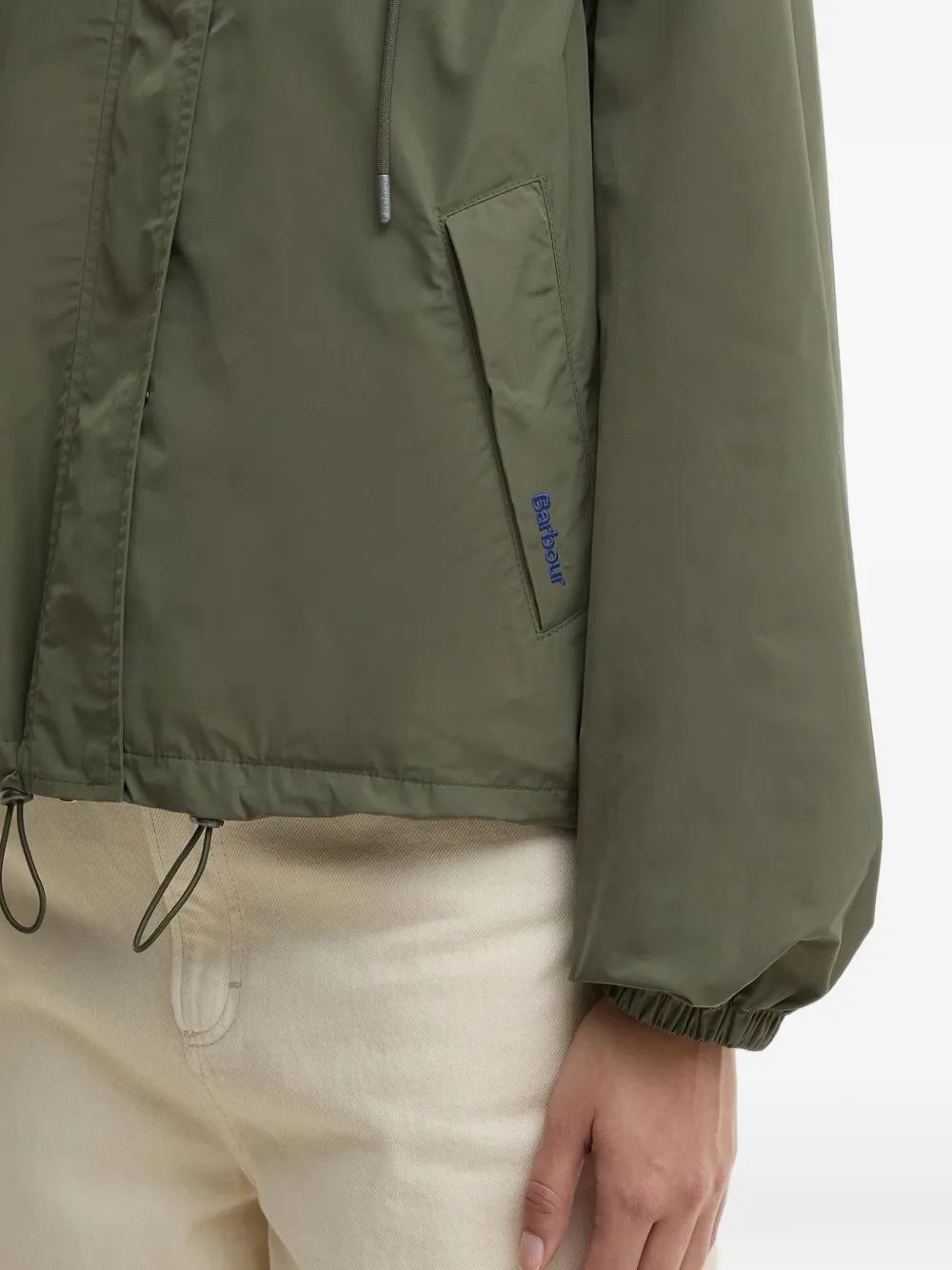 Barbour x Paul Smith jack met capuchon Groen