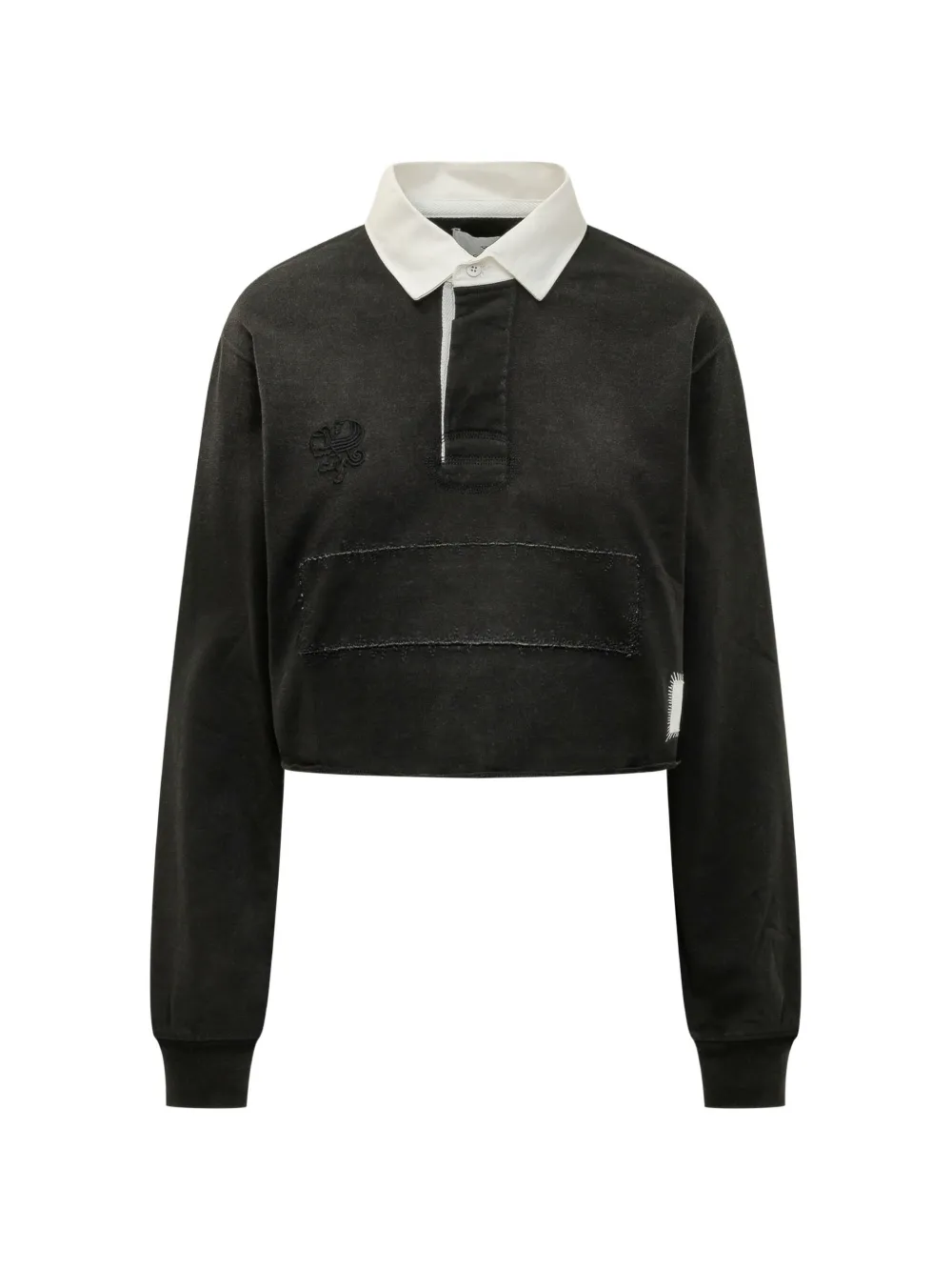 WOC appliqué dublino polo - Schwarz