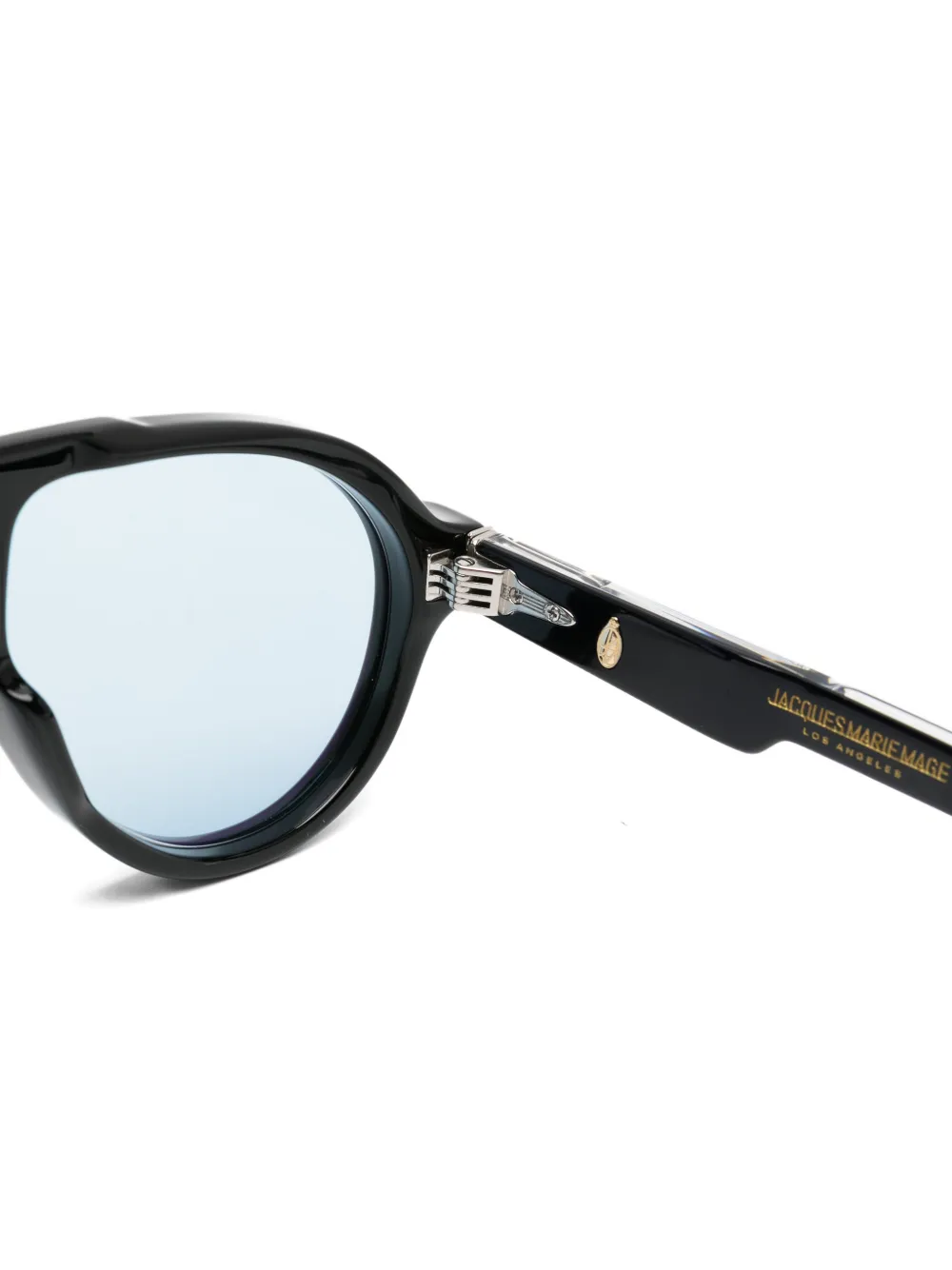  Jacques Marie Mage Pilot Sunglasses - Black 