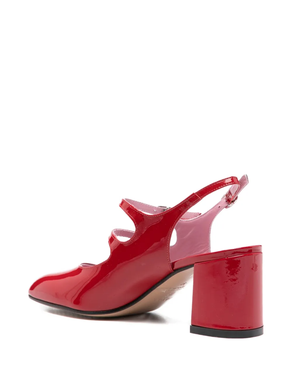 Carel Paris Banana pumps met gesp Rood