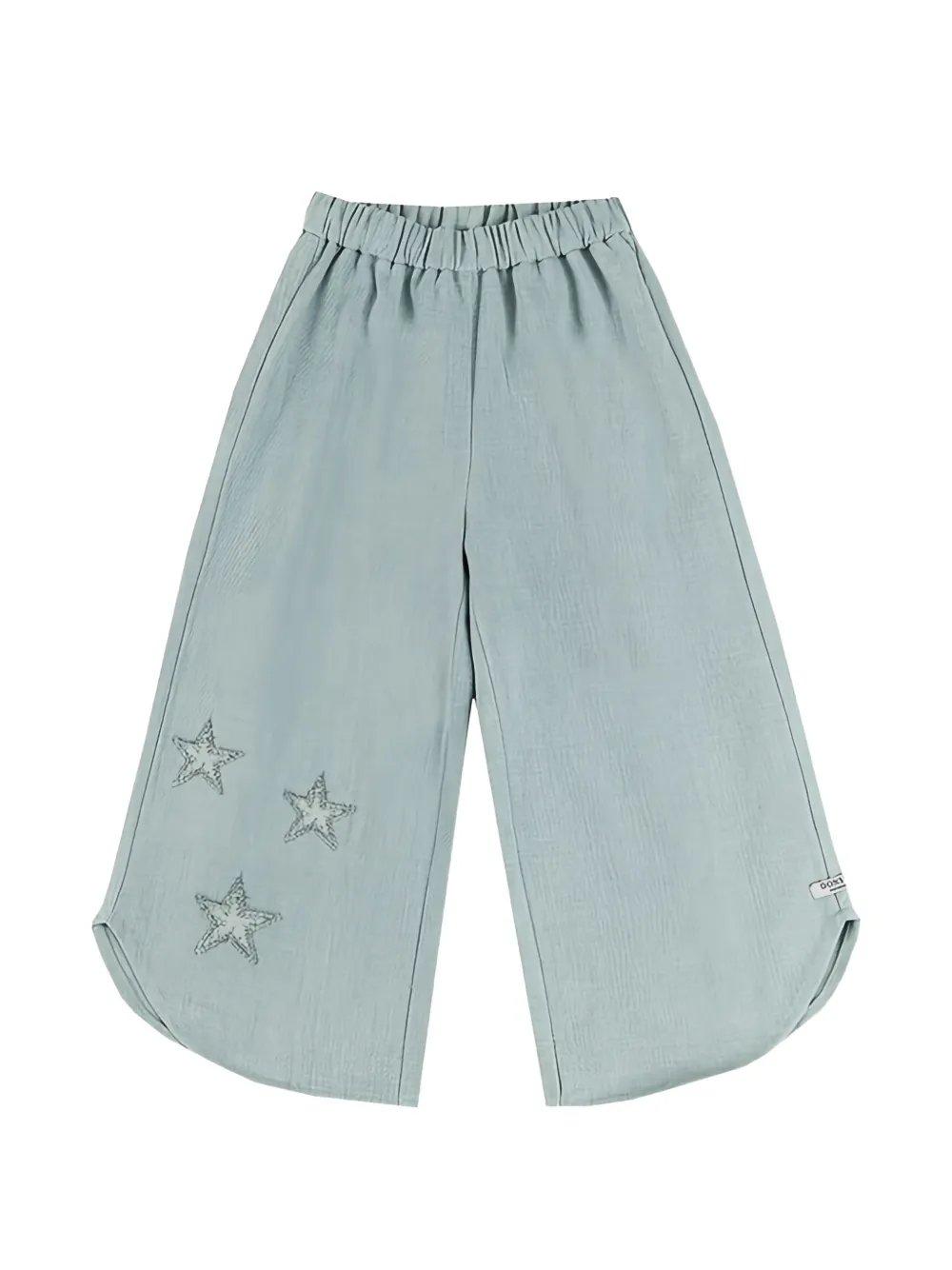 Donsje star print denim trousers - Blu