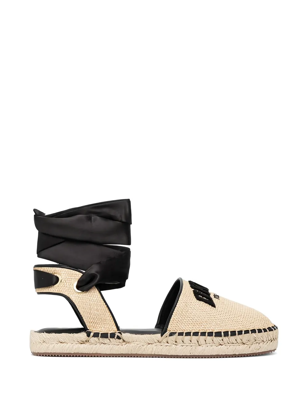 DKNY ribbon embroidery espadrilles - Toni neutri