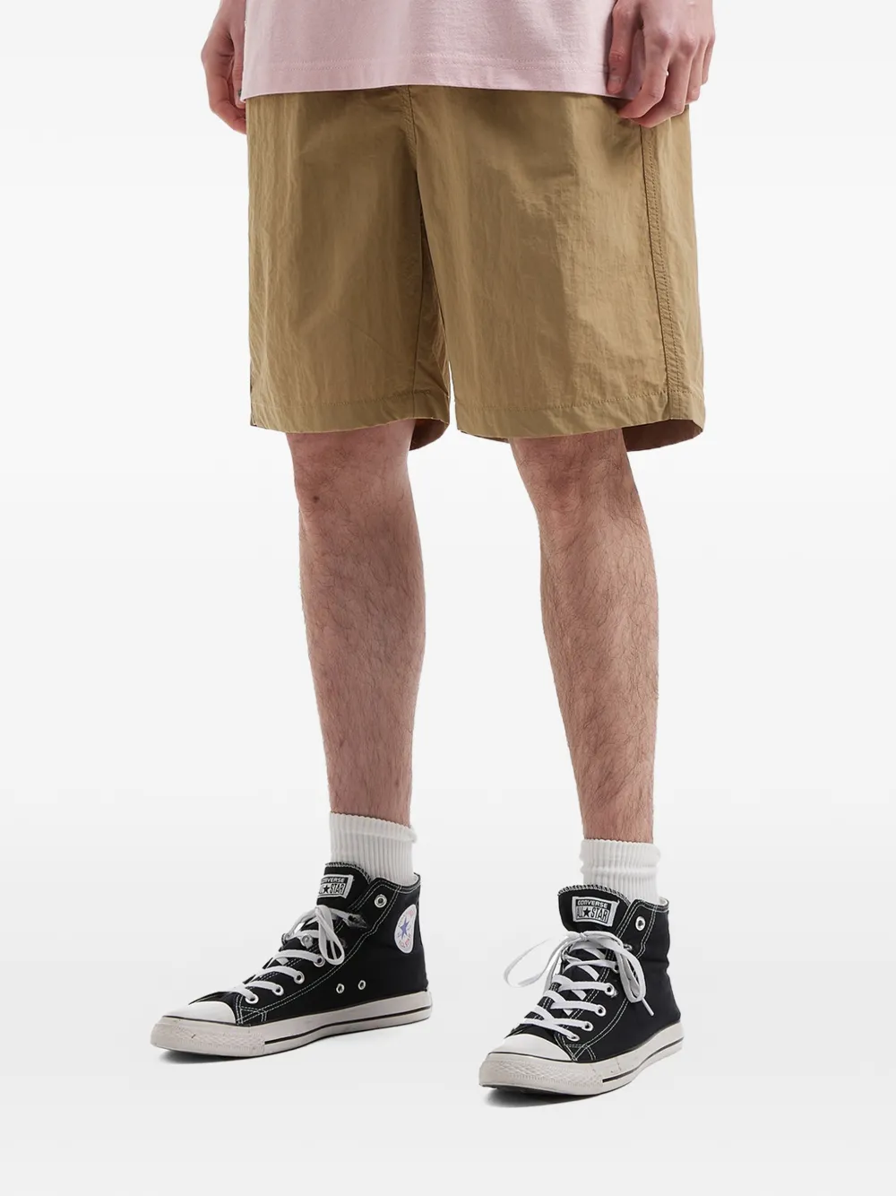  Fingercroxx Drawstring Shorts - Neutrals 