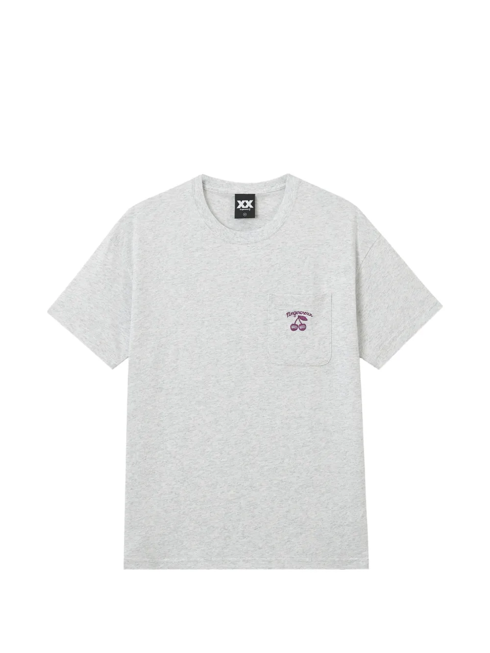 FINGERCROXX chest-pocket T-shirt - Grigio