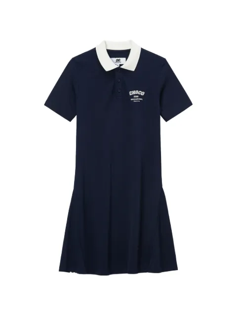 CHOCOOLATE A-line mini polo dress