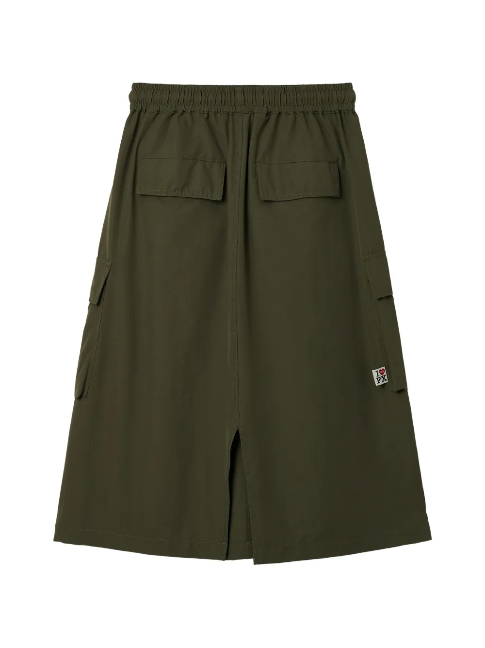 Drawstring A-Line Skirt