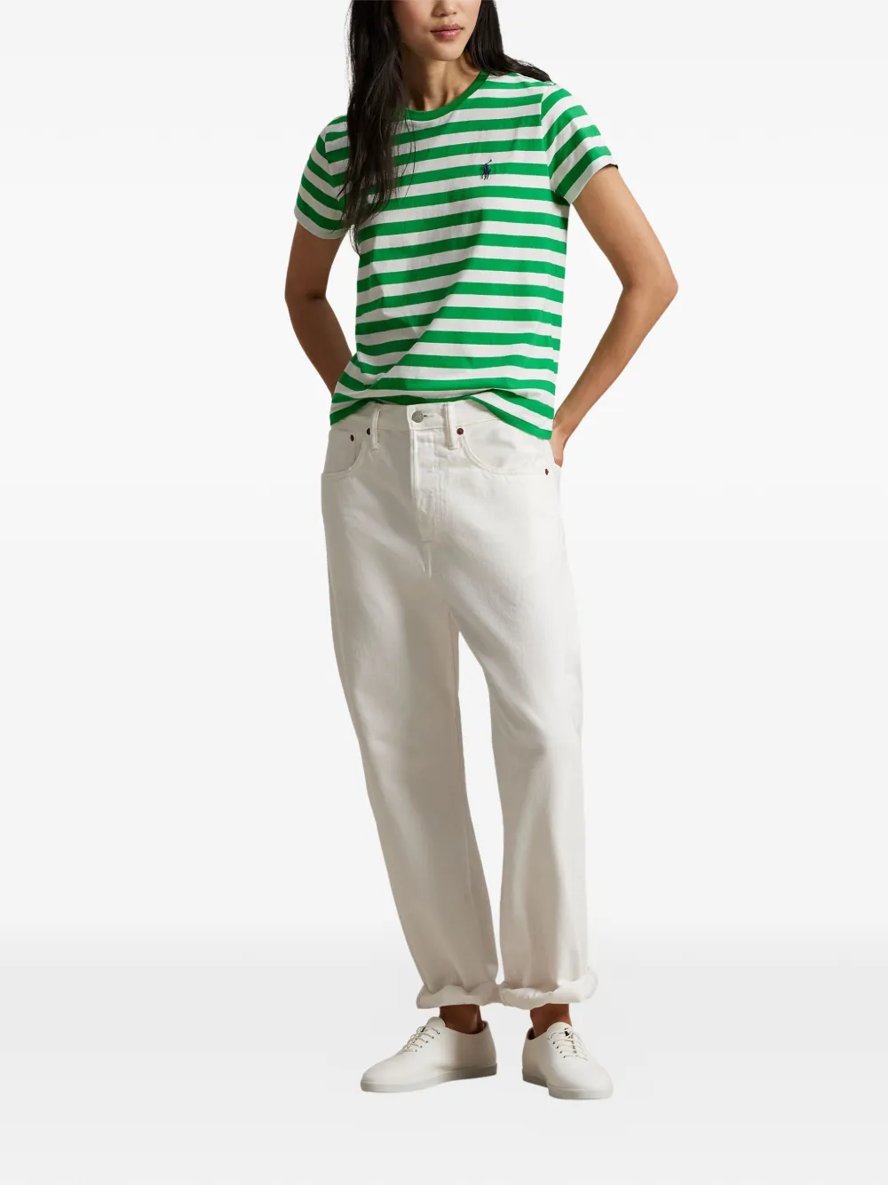 Polo Ralph Lauren Gestreept T-shirt Groen