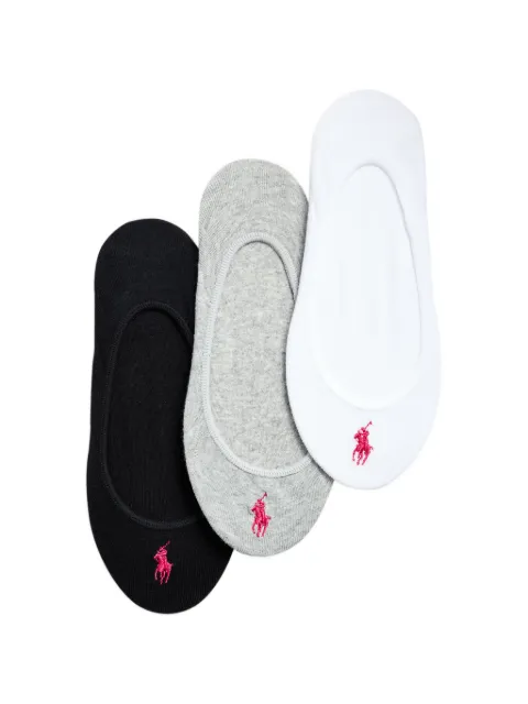 Polo Ralph Lauren pack de tres pares de calcetines con logo bordado