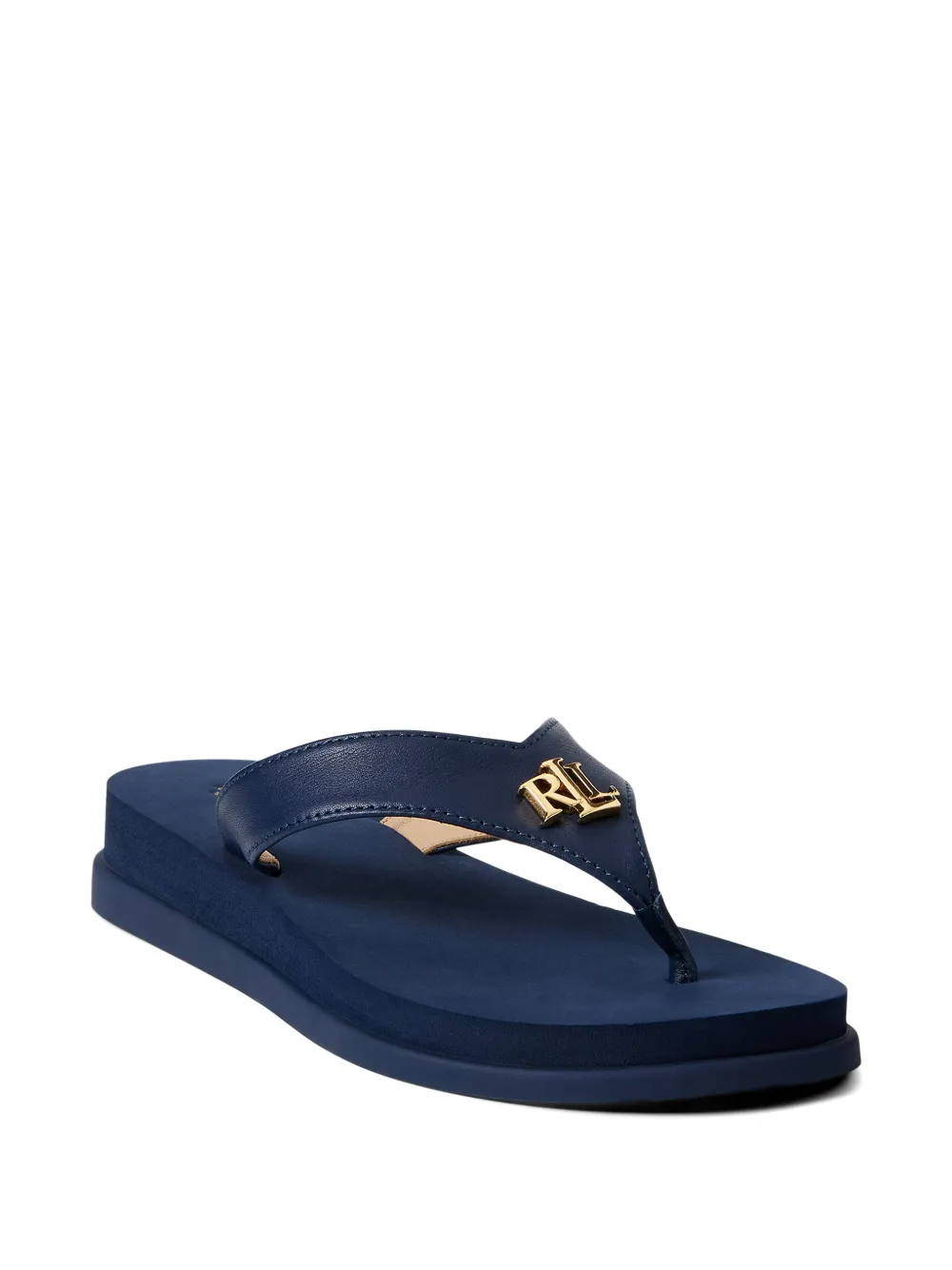 Polo Ralph Lauren Sandalen met logoplakkaat Blauw