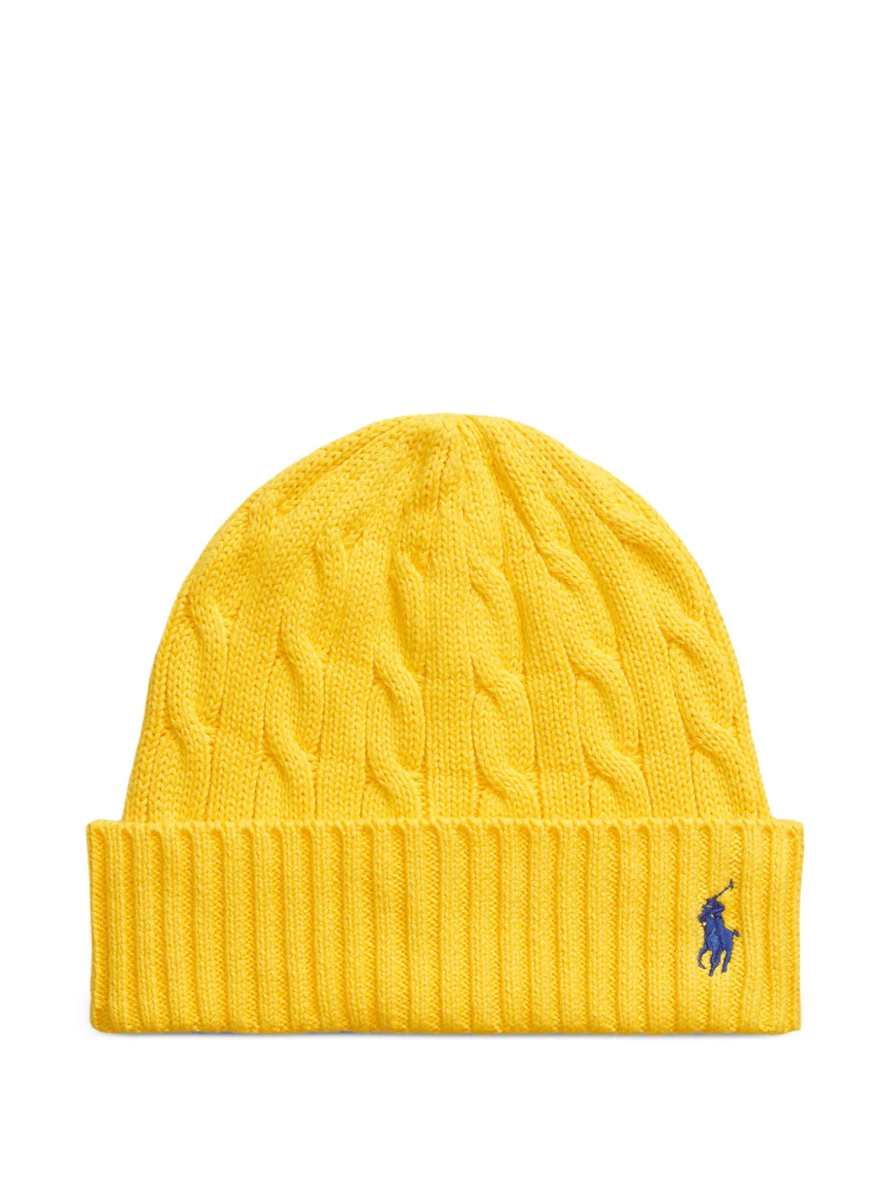 Polo Ralph Lauren cable-knit ribbed beanie - Gelb