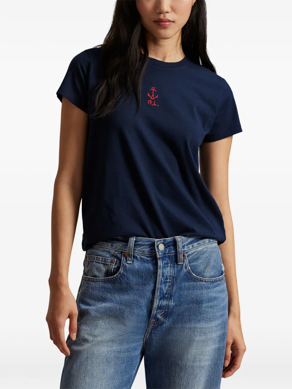 Polo Ralph Lauren Anchor T-shirt Blauw