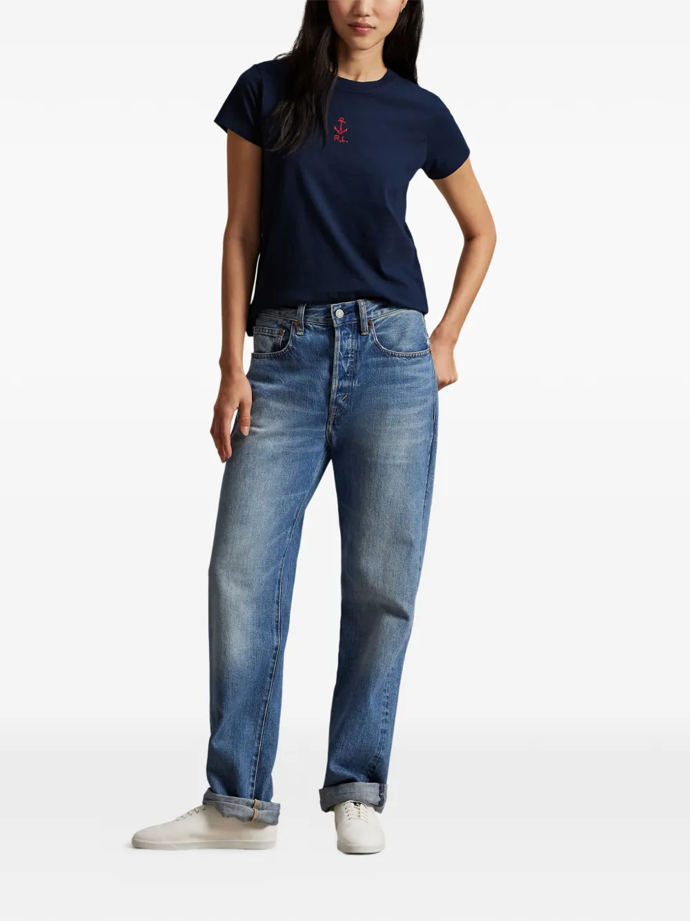 Polo Ralph Lauren Anchor T-shirt Blauw
