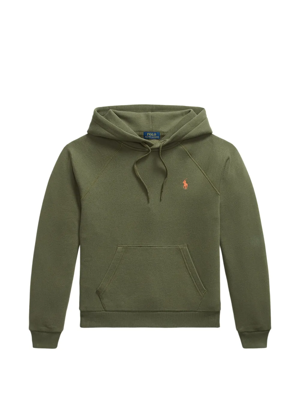 Polo Ralph Lauren logo-embroidered hoodie - Grün