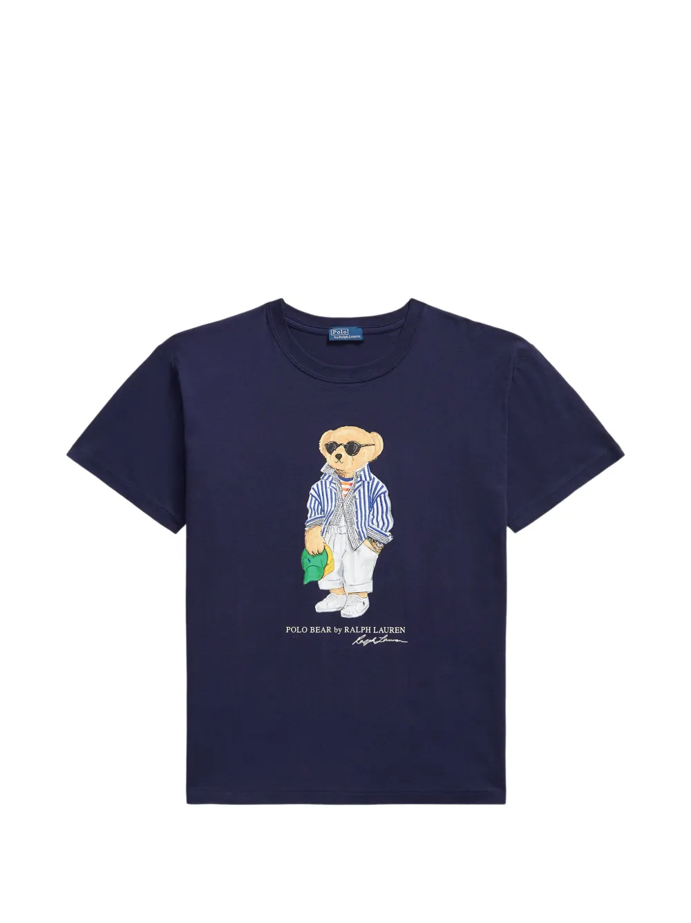 Polo Ralph Lauren bear-print T-shirt - Blau