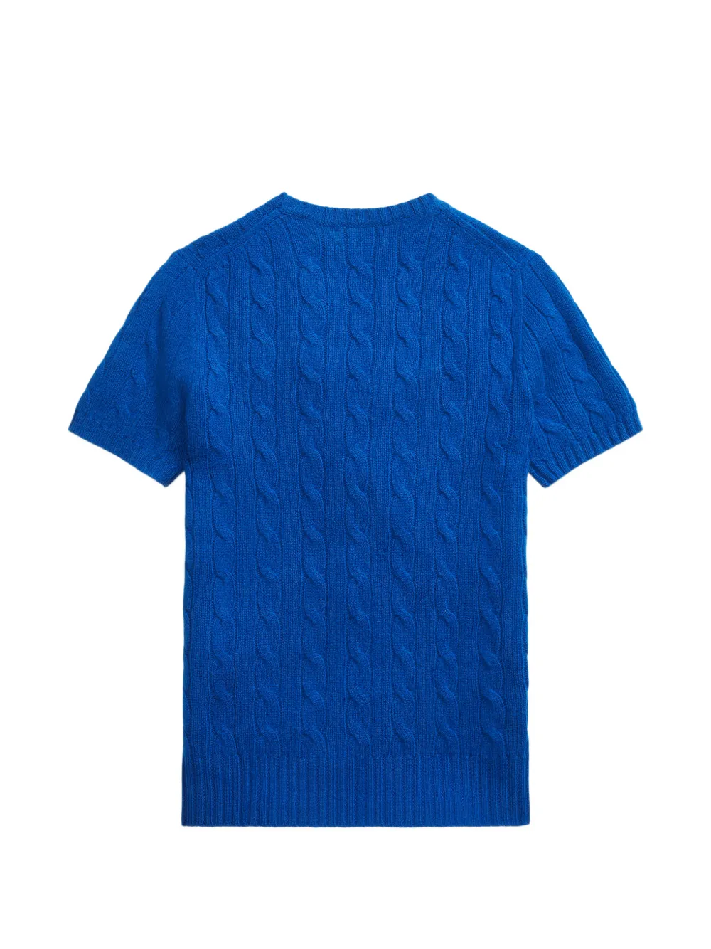 Polo Ralph Lauren Kabelgebreid T-shirt met korte mouwen Blauw