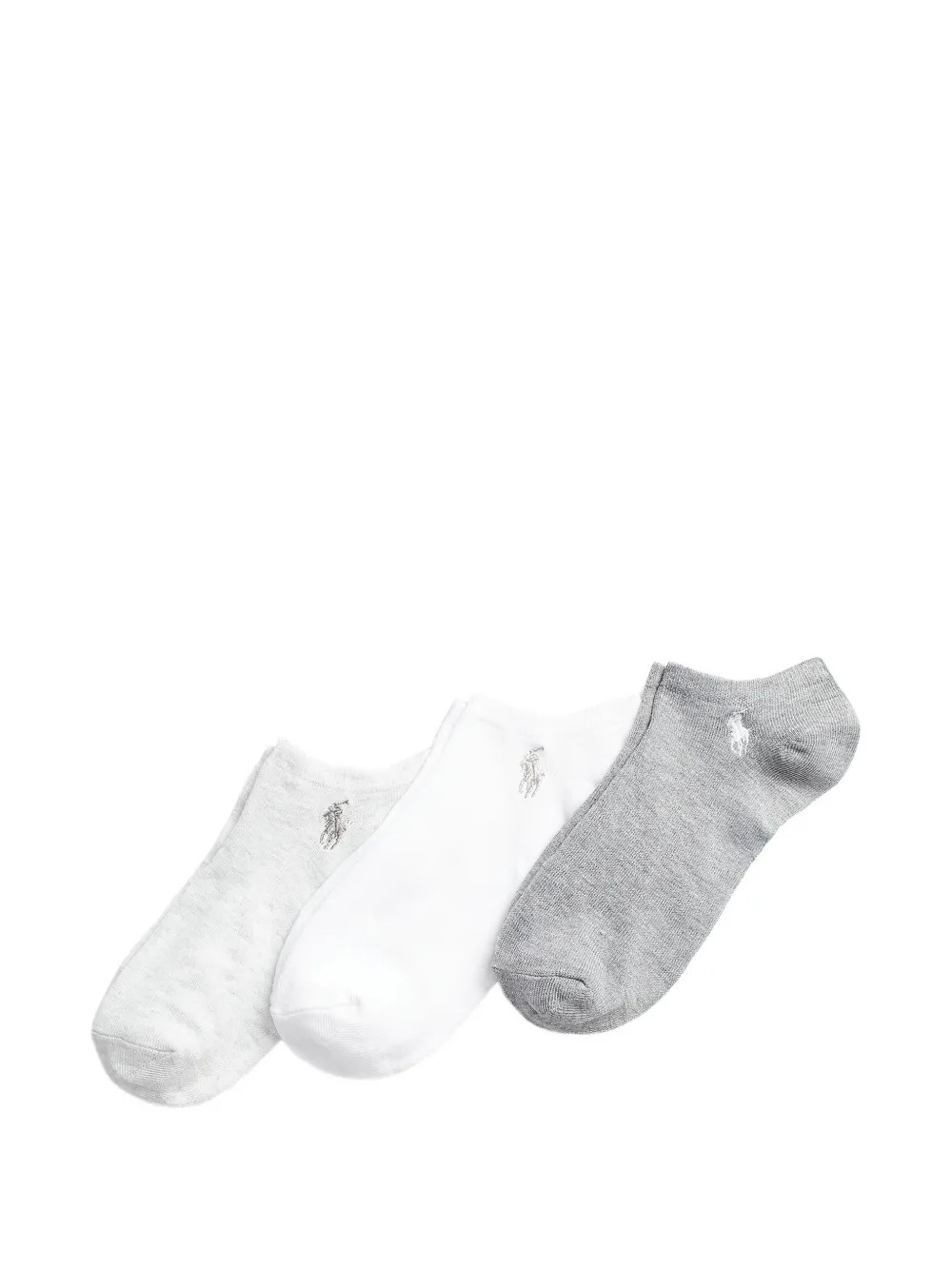 Polo Ralph Lauren logo socks (set of three) - Grigio