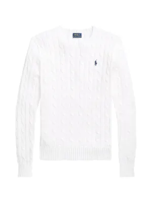 Polo Ralph Lauren ケーブルニット セーター | ホワイト | FARFETCH JP
