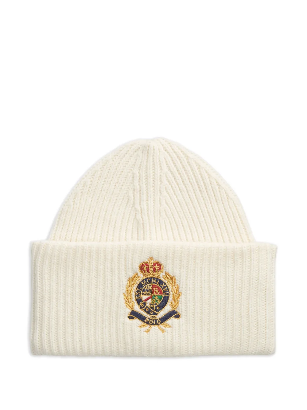Polo Ralph Lauren ribbed beanie hat - Nude