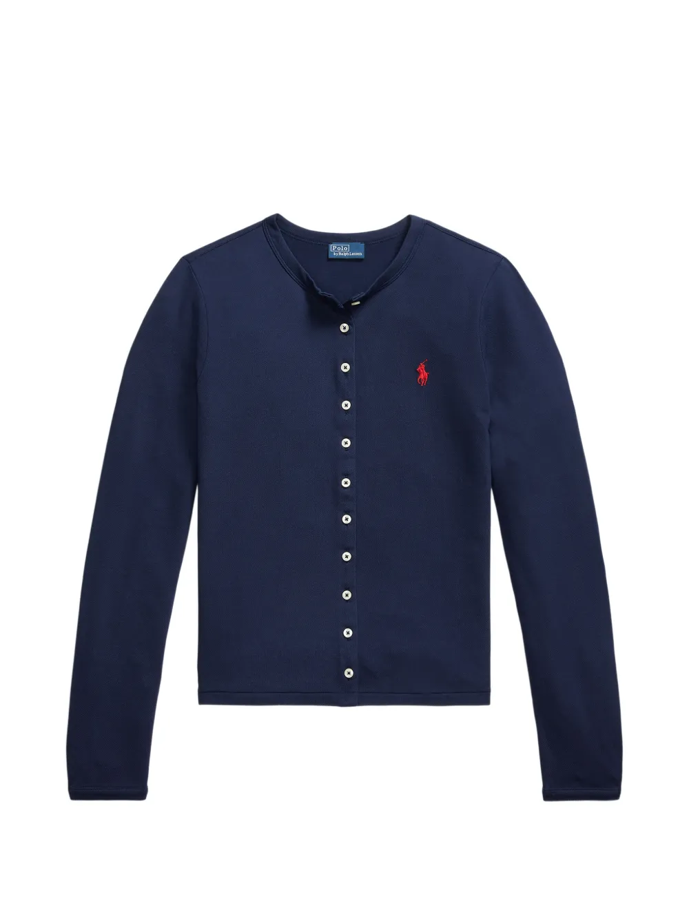 Polo Ralph Lauren Cardigan con ricamo - Blu