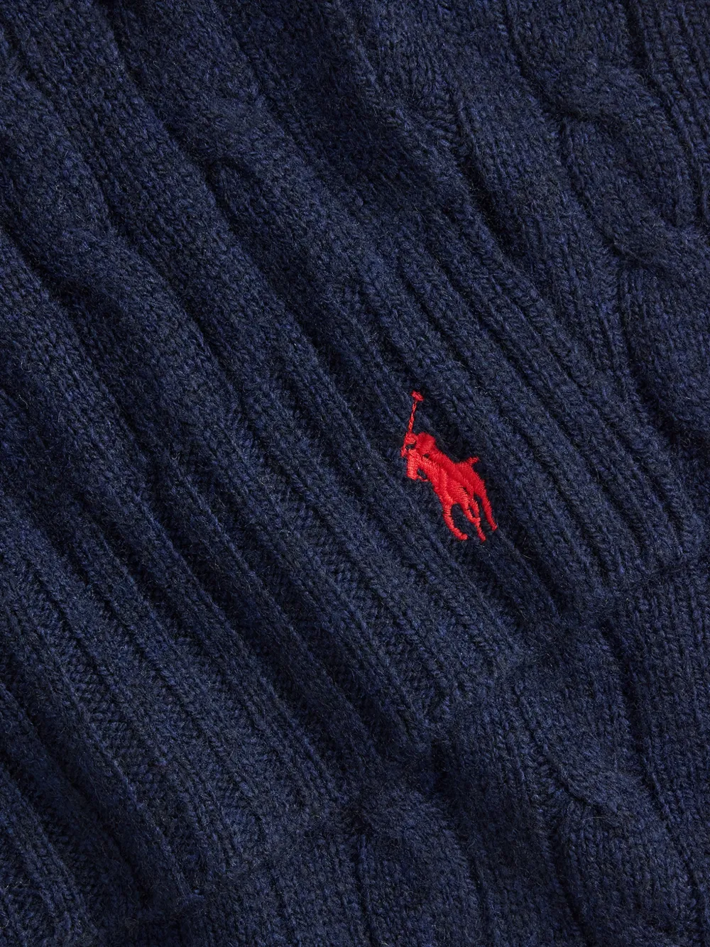 Polo Ralph Lauren Kabelgebreide sjaal (set van drie) Blauw