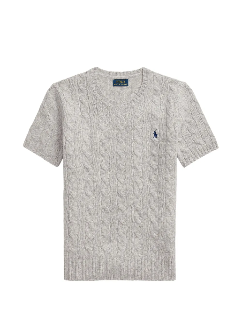 Polo Ralph Lauren Oberteil mit Zopfmuster - Grau