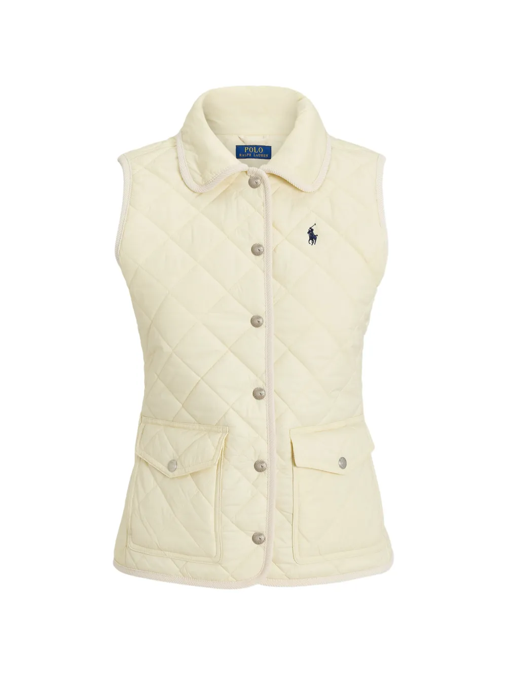 Polo Ralph Lauren corduroy quilted gilet - Nude