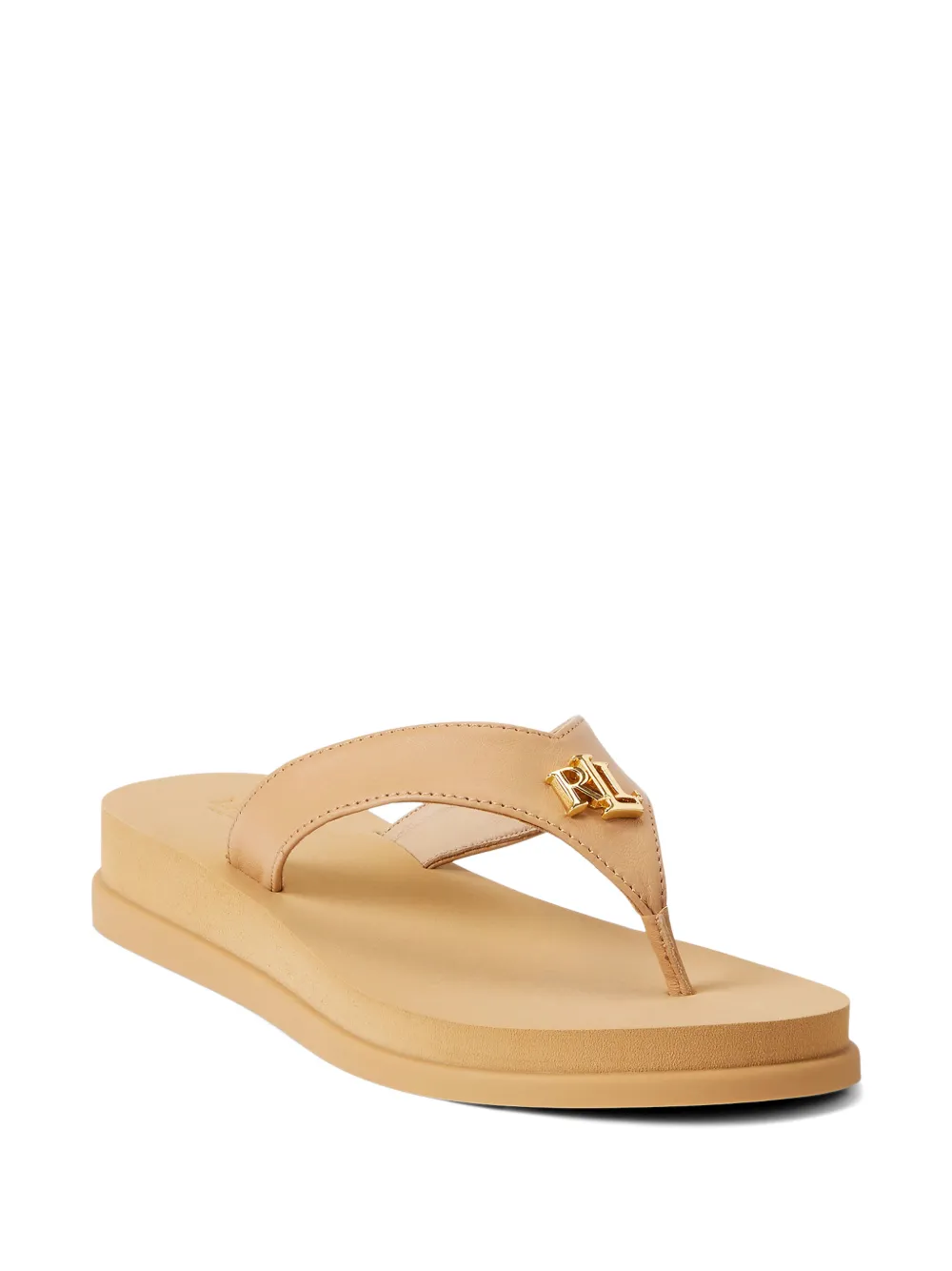 Polo Ralph Lauren Sandalen met logo Beige