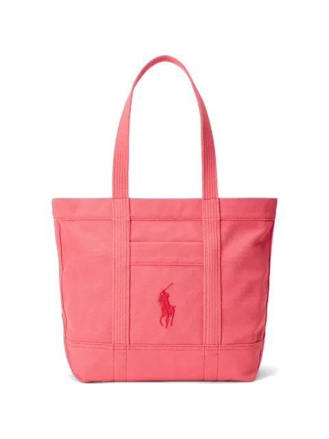 Polo Ralph Lauren logo刺绣托特包