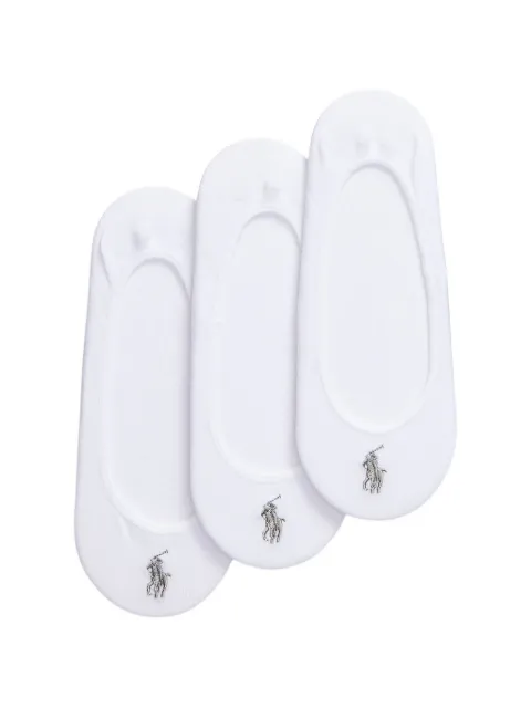 Polo Ralph Lauren set de tres pares de calcetines con logo bordado