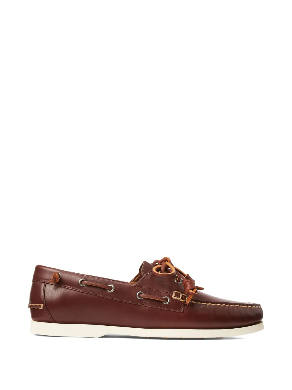 Polo Ralph Lauren Merton bow-detail boat shoes - Braun