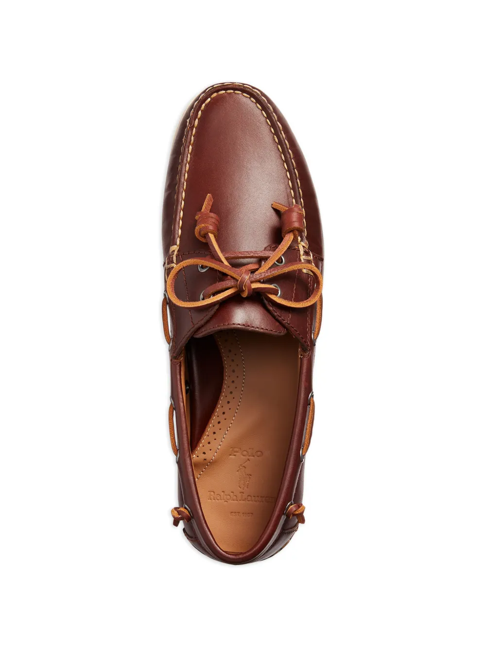 Polo Ralph Lauren Merton bootschoenen met strikdetail Bruin