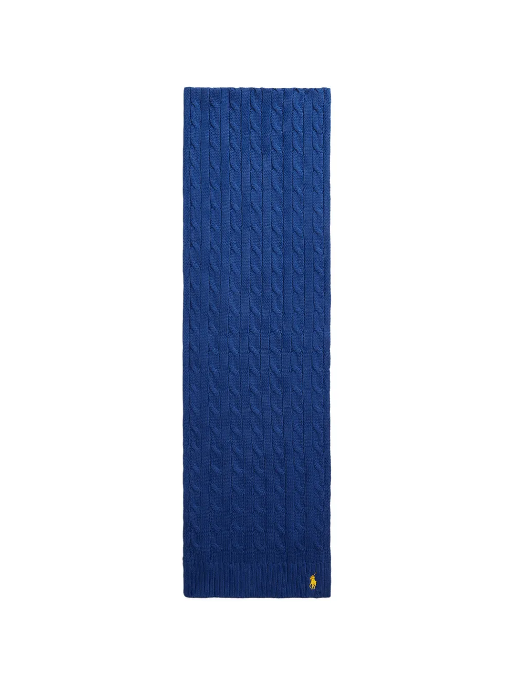 Polo Ralph Lauren Cable-knit Scarf In Blue