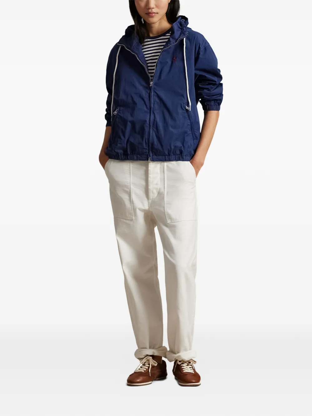 Polo Ralph Lauren Jack met capuchon en rits Blauw